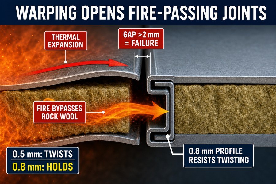 face-sheet-warping-marine-wall-panel-joints