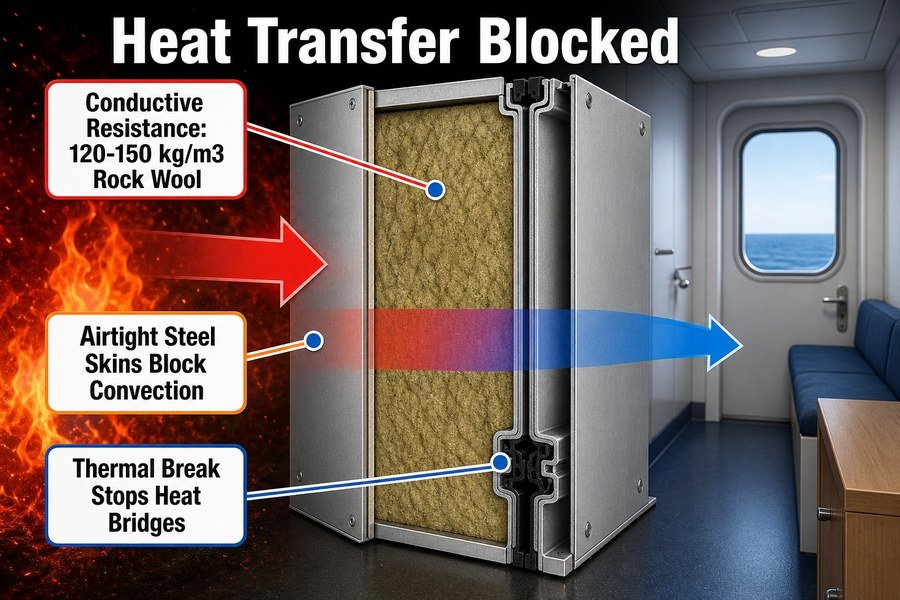 heat-transfer-blocking-mechanisms-marine-panel