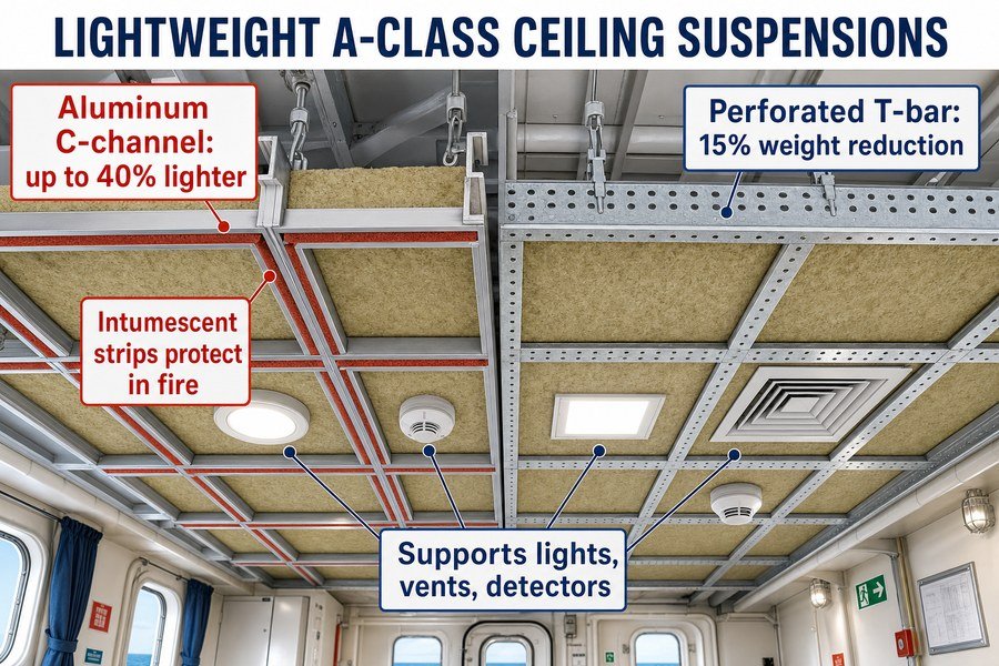 lightweight-a-class-marine-ceiling-suspension-systems