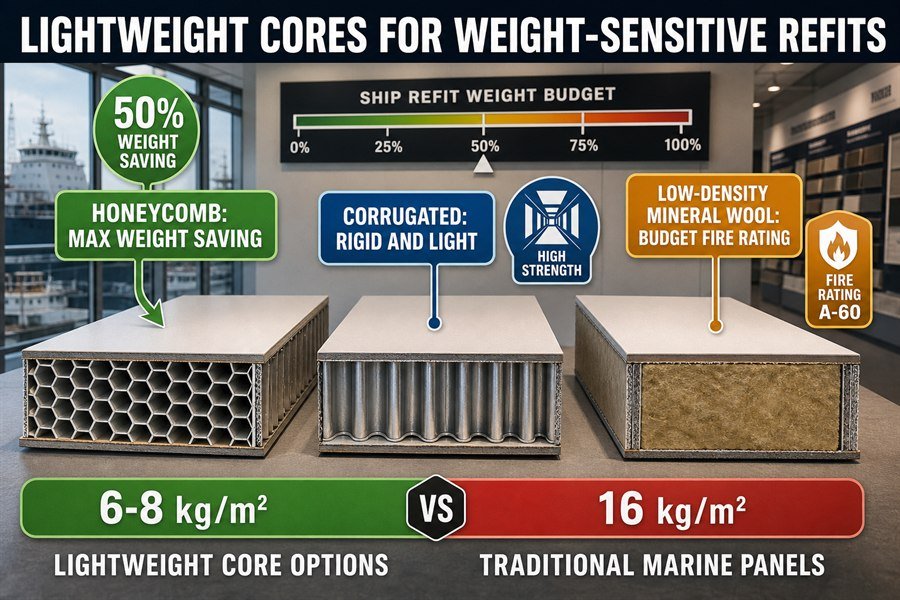 lightweight-marine-interior-panel-cores