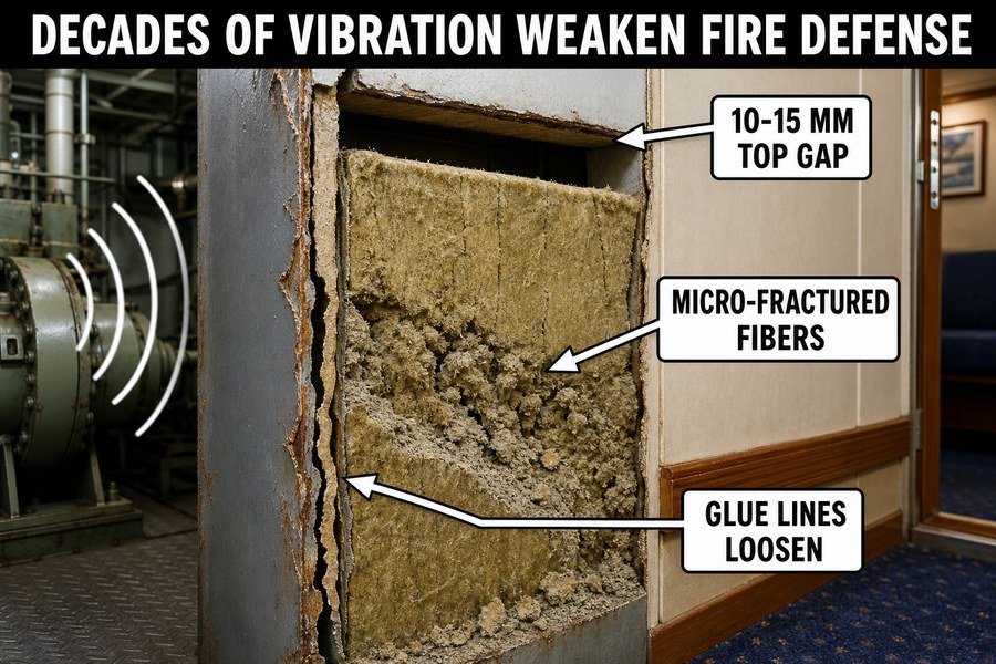 marine-accommodation-panel-vibration-fire-defense-damage