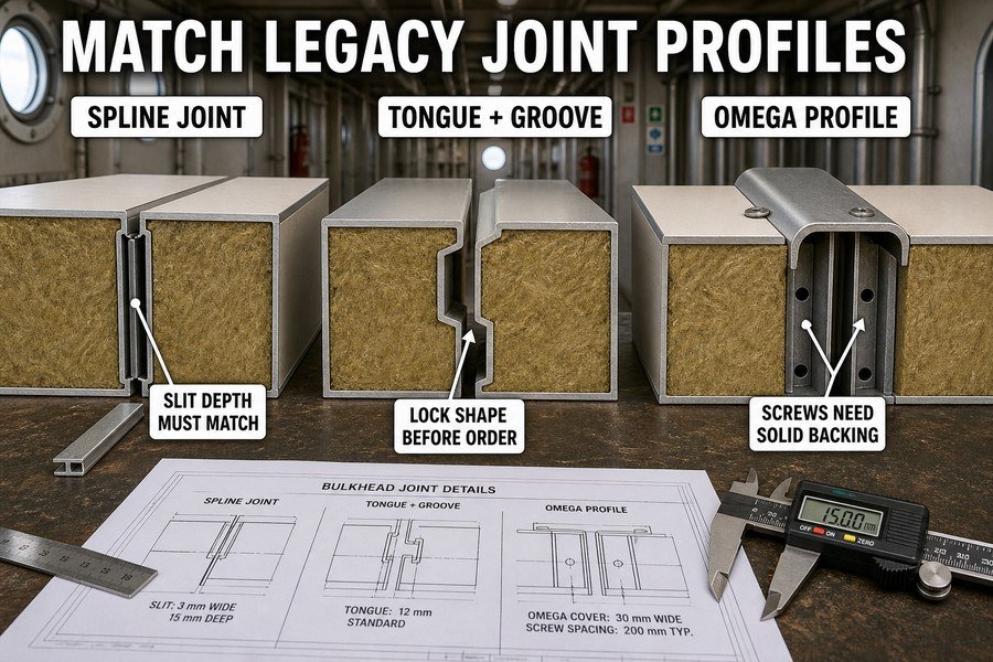marine-bulkhead-joint-profile-matching