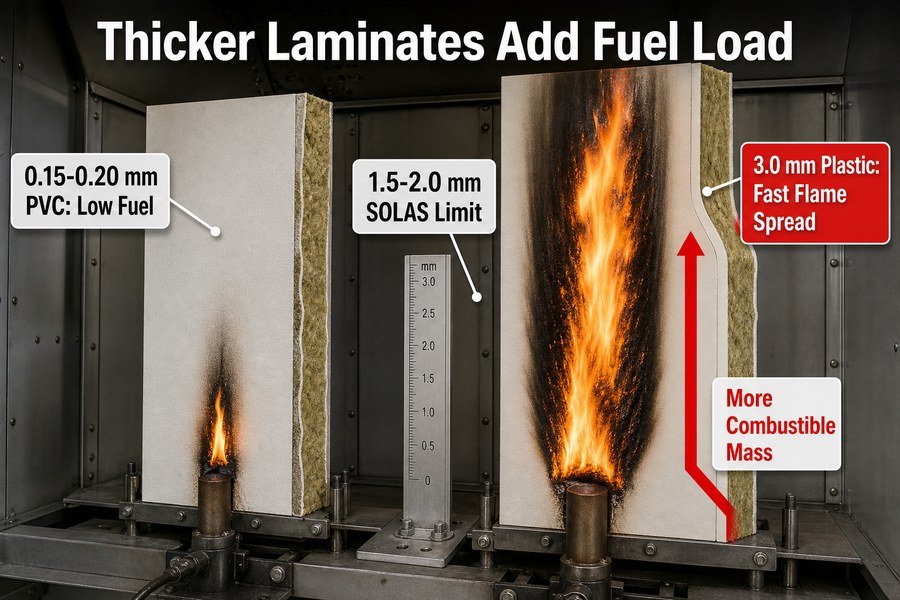 marine-bulkhead-laminate-thickness-flame-spread-limits