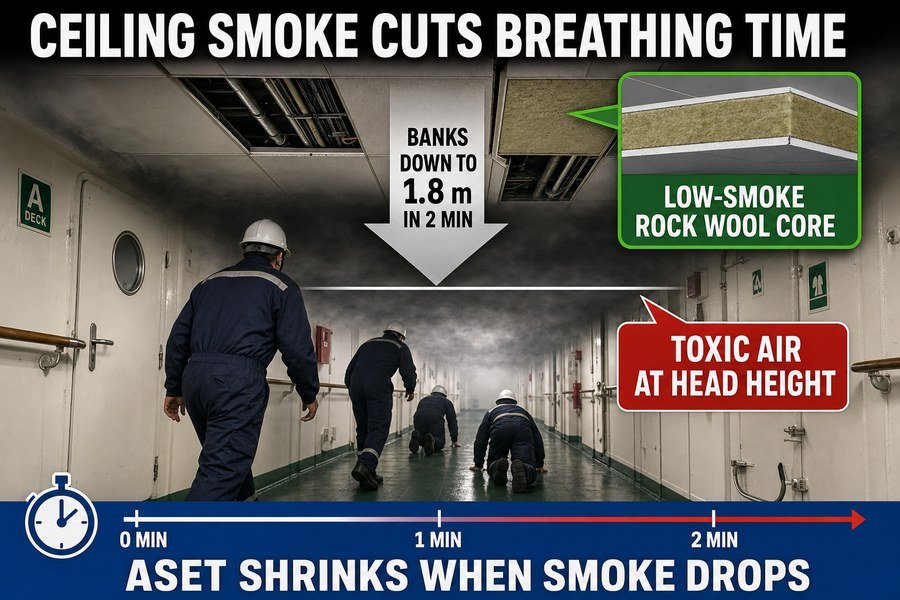 marine-ceiling-panel-corridor-smoke-breathing-time