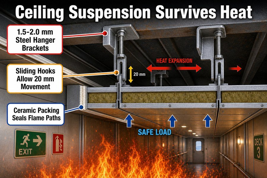 marine-ceiling-panel-suspension-high-temperatures