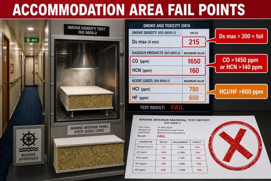 marine-interior-panel-accommodation-smoke-fail-points