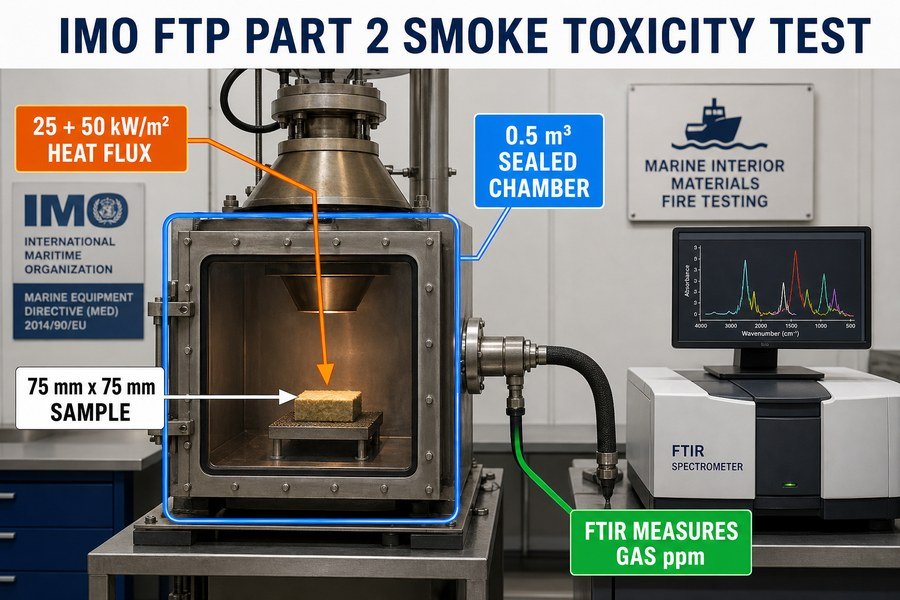 marine-interior-panels-smoke-toxicity-testing