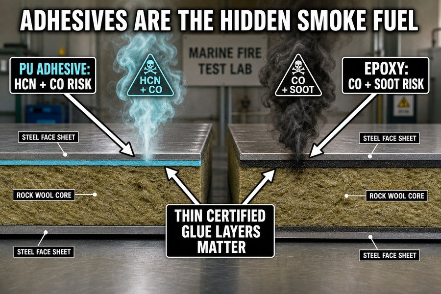 marine-panel-adhesive-toxic-smoke-release