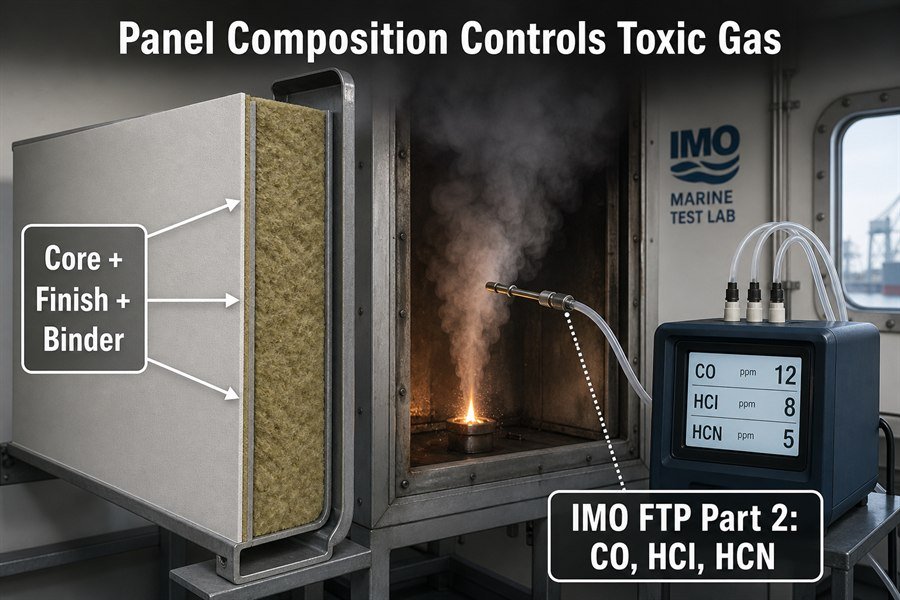 marine-panel-composition-toxic-gas-testing