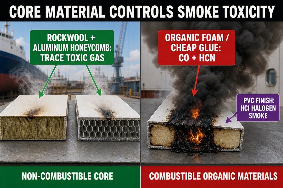 marine-panel-core-material-smoke-toxicity