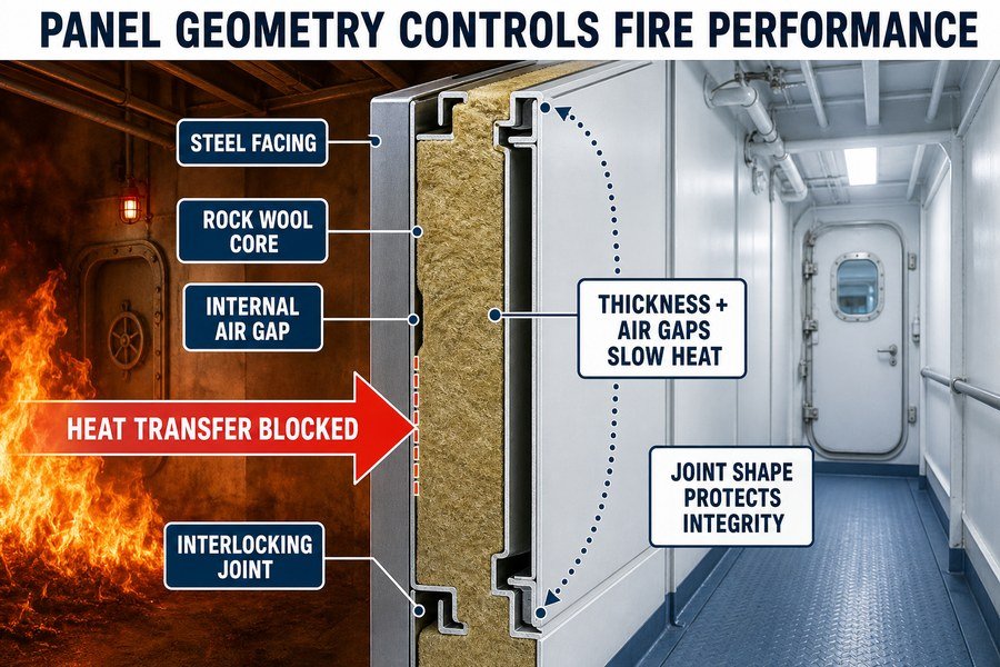 marine-panel-geometry-fire-performance