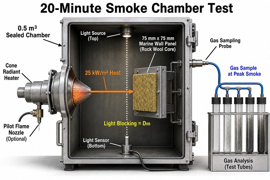 marine-panel-smoke-chamber-test