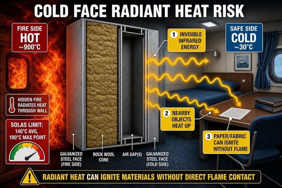 marine-wall-panel-cold-face-radiant-heat-risk