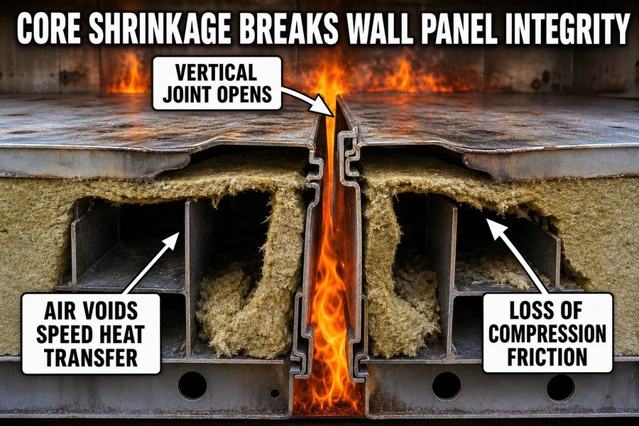 marine-wall-panel-core-shrinkage-integrity-failure