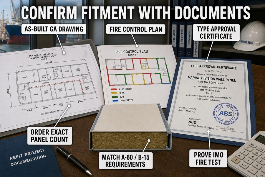 marine-wall-panel-documentation-fitment