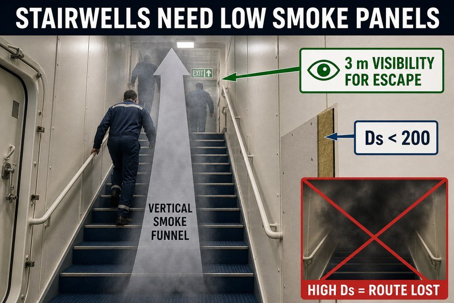 marine-wall-panels-stairwell-smoke-performance