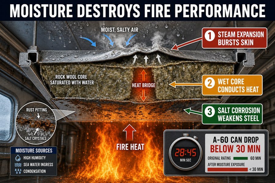 moisture-absorption-marine-ceiling-panel-fire