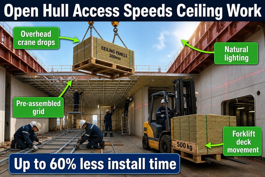 open-hull-ceiling-panel-installation-access