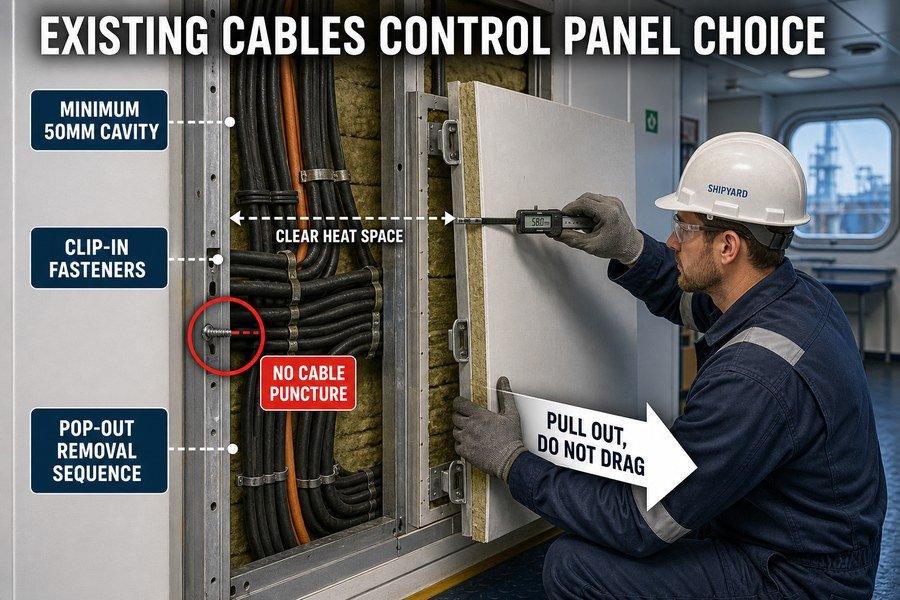 routed-cables-marine-wall-panel-replacement