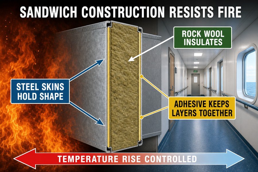sandwich-marine-panel-fire-resistance