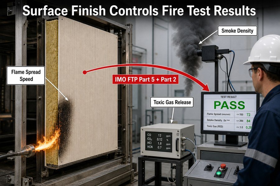 surface-finish-controls-marine-panel-fire-test-results