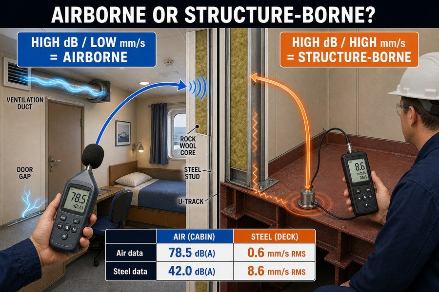 airborne-structure-borne-cabin-noise-diagnosis