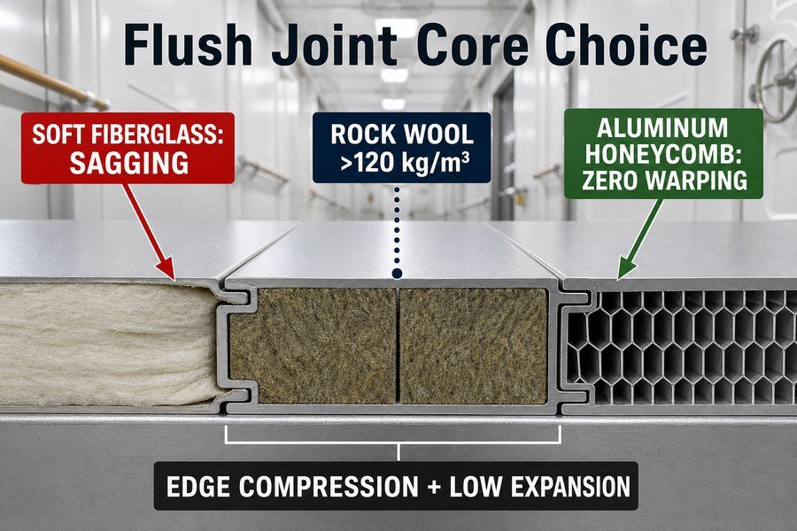 marine-bulkhead-flush-joint-core-comparison