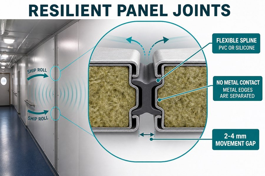 marine-bulkhead-resilient-panel-joints