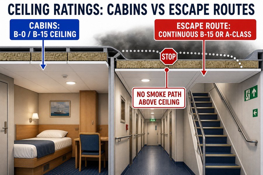 marine-ceiling-ratings-cabins-vs-escape-routes