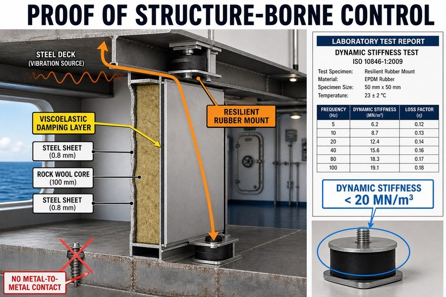 marine-panel-structure-borne-noise-proof