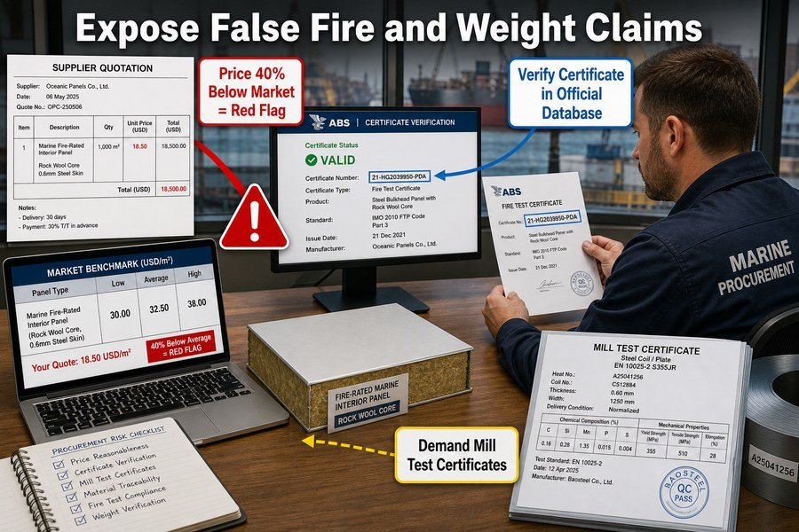 marine-panel-supplier-false-claim-red-flags