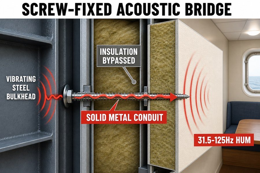 screw-fixed-marine-panel-acoustic-bridge