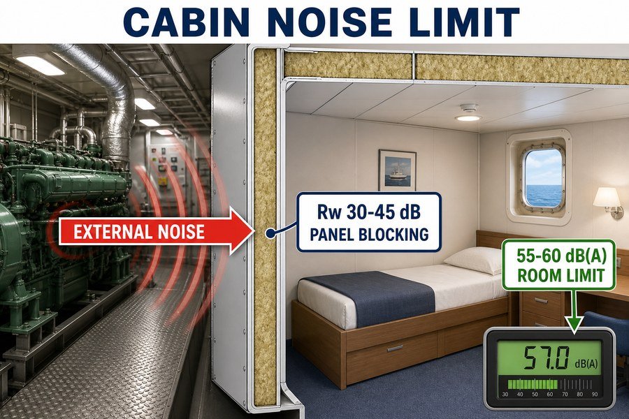 marine-bulkhead-cabin-noise-limit
