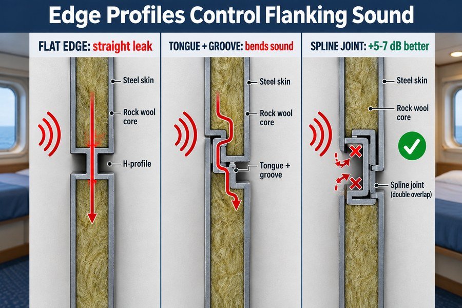 marine-bulkhead-edge-profiles-flanking-sound