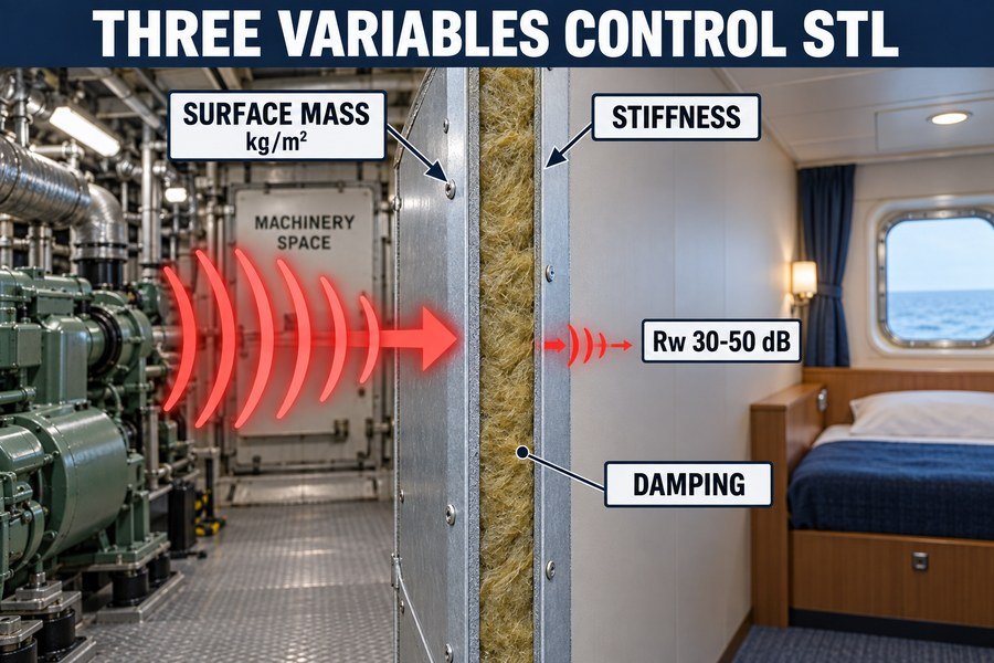 marine-bulkhead-sound-transmission-loss-variables