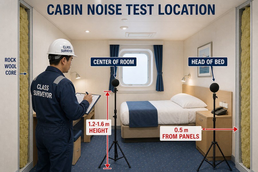 marine-cabin-noise-test-location