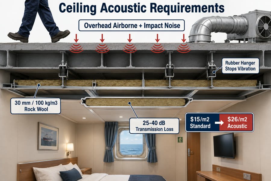 marine-ceiling-panel-acoustic-requirements