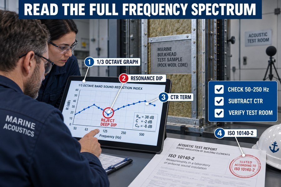 marine-interior-panel-acoustic-test-report-spectrum-analysis