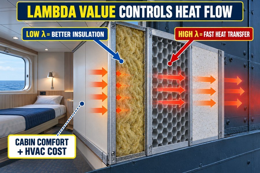 marine-interior-panel-thermal-conductivity