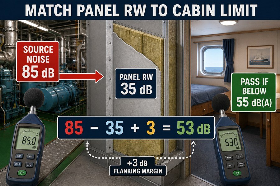 marine-panel-rw-cabin-noise-calculation