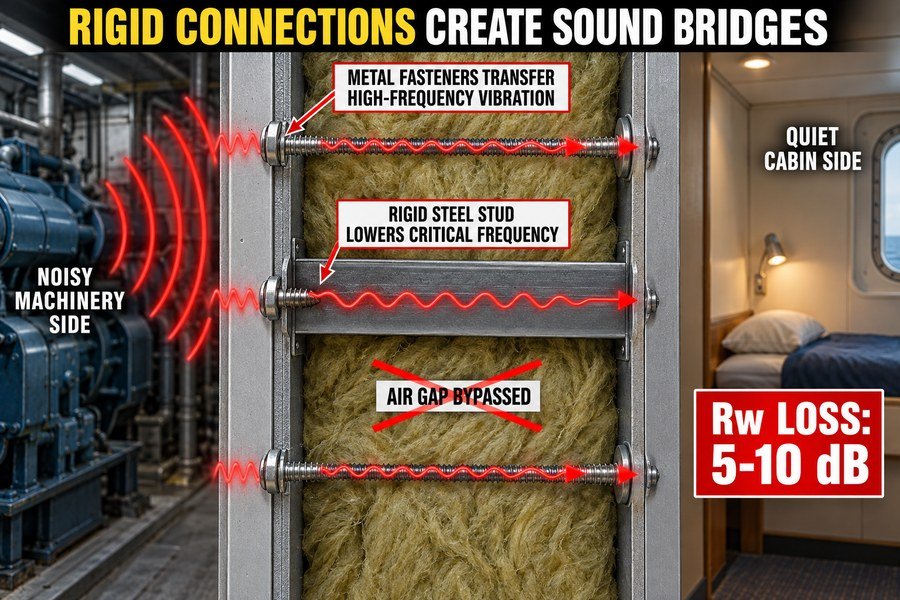 mechanically-coupled-skins-marine-bulkhead-sound-bridges