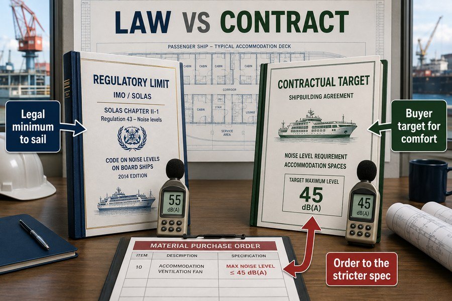 regulatory-vs-contractual-marine-noise-limits