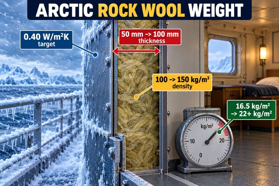 arctic-rock-wool-bulkhead-panel-weight-impact