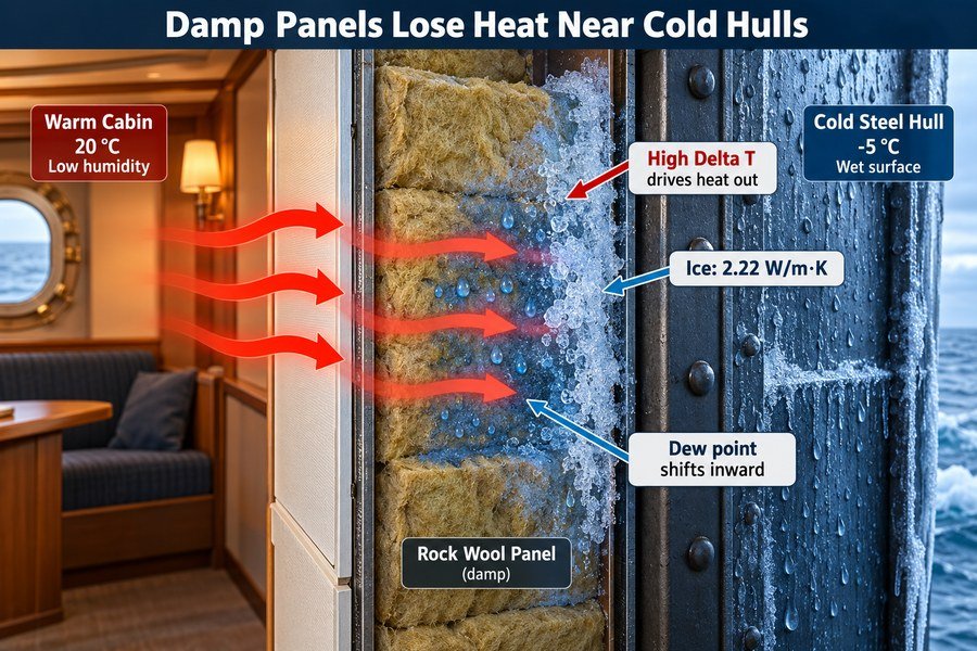 damp-marine-lining-panels-cold-hull-heat-loss