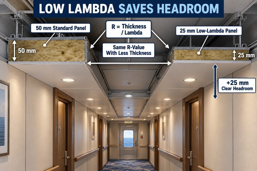 low-lambda-marine-ceiling-panels-headroom-gain