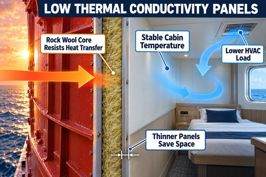 low-thermal-conductivity-marine-accommodation-panels