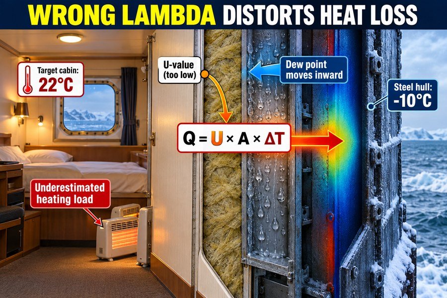 marine-accommodation-panel-heat-loss-condensation