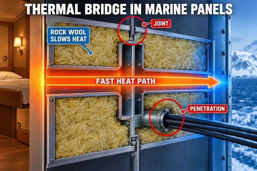 marine-accommodation-panel-thermal-bridge
