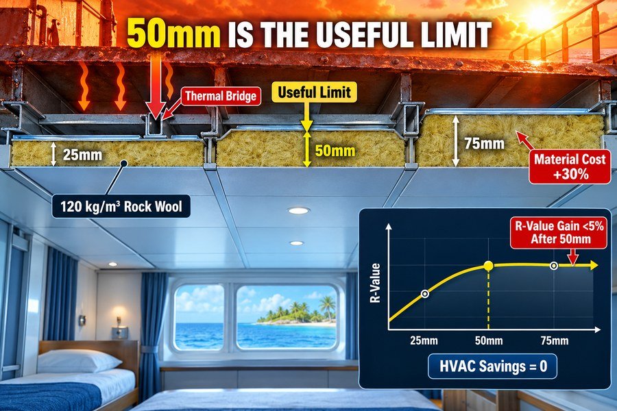 marine-ceiling-panel-insulation-diminishing-returns
