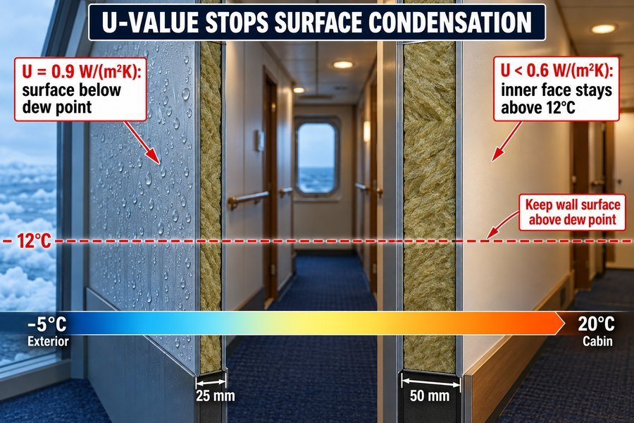 marine-interior-panel-u-value-surface-condensation